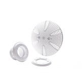 Spa Electrics 40mm or 50mm Vinyl Threaded Suction - Colours Available: White, Black, Clear, Grey